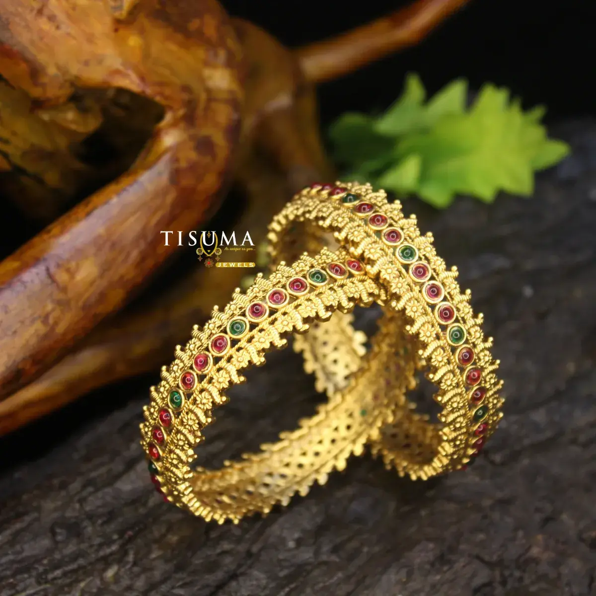 Crest Kemp Temple Bangles